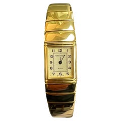 Reverso Le Coultre Montre-bracelet pour femme à quartz en or jaune 18 carats