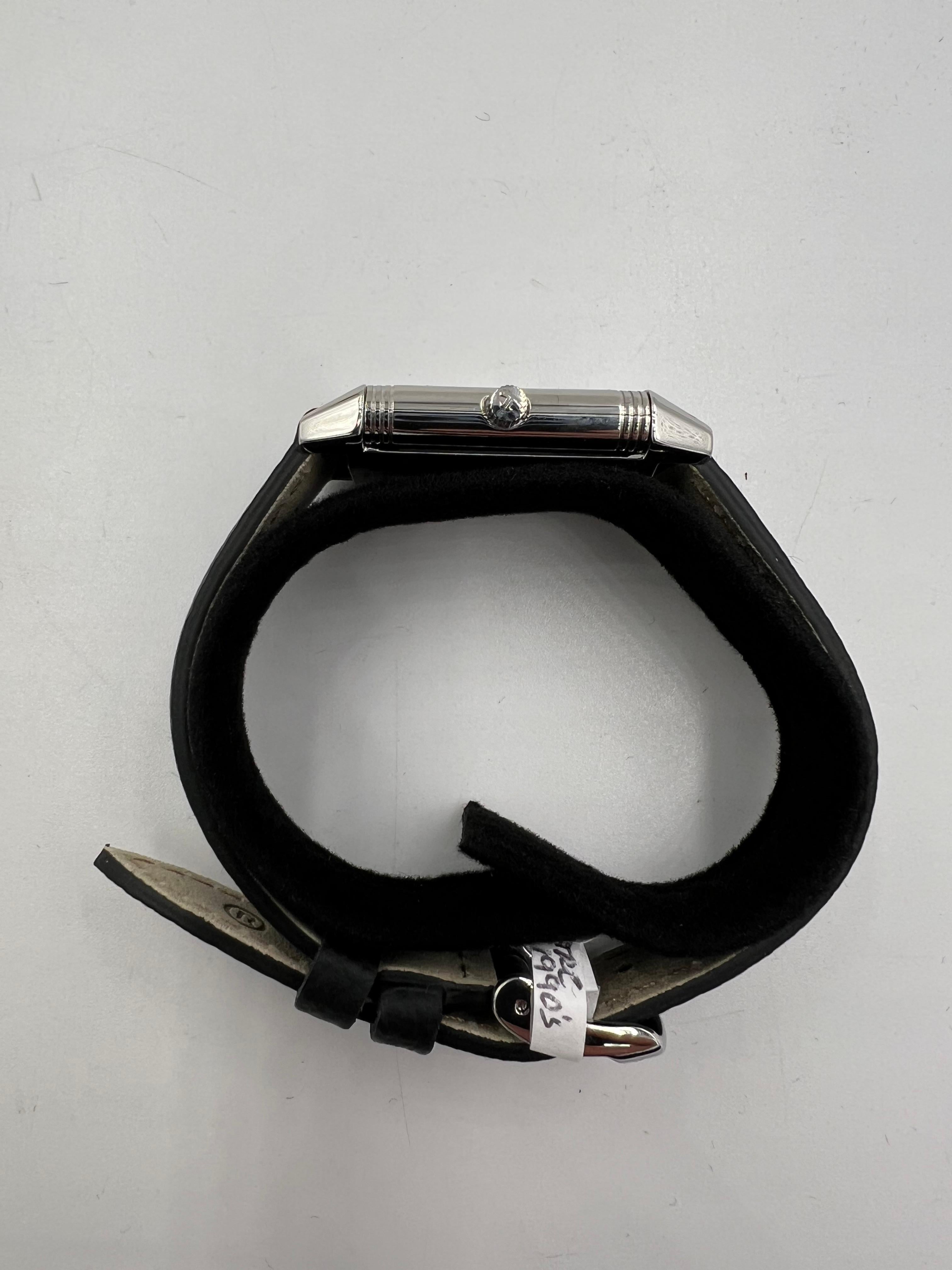 Ladies Reverso Le Coultre Manual Wind Steel Wristwatch 1990s 2