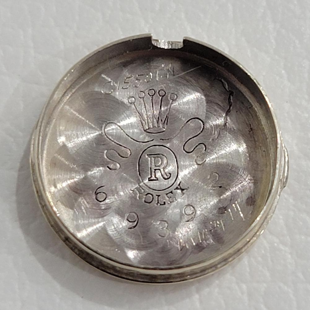Ladies Rolex Petite Cocktail 14k White Gold Cocktail Watch 1930s w Box RA10 4