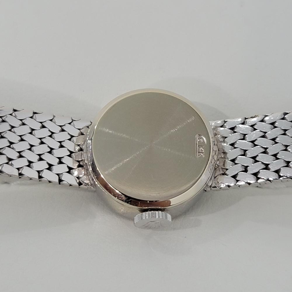 Ladies Rolex Petite Cocktail 14k White Gold Cocktail Watch 1930s w Box RA10 2