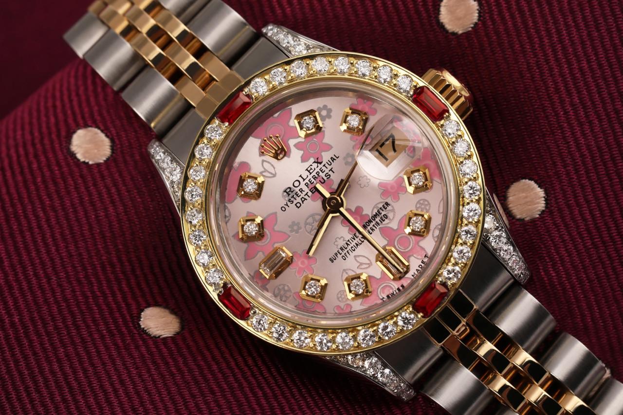 rolex lady datejust pink