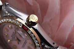 Ladies Rolex 26mm Datejust Two Tone Jubilee Pink MOP Mother Of Pearl Watch 69173
