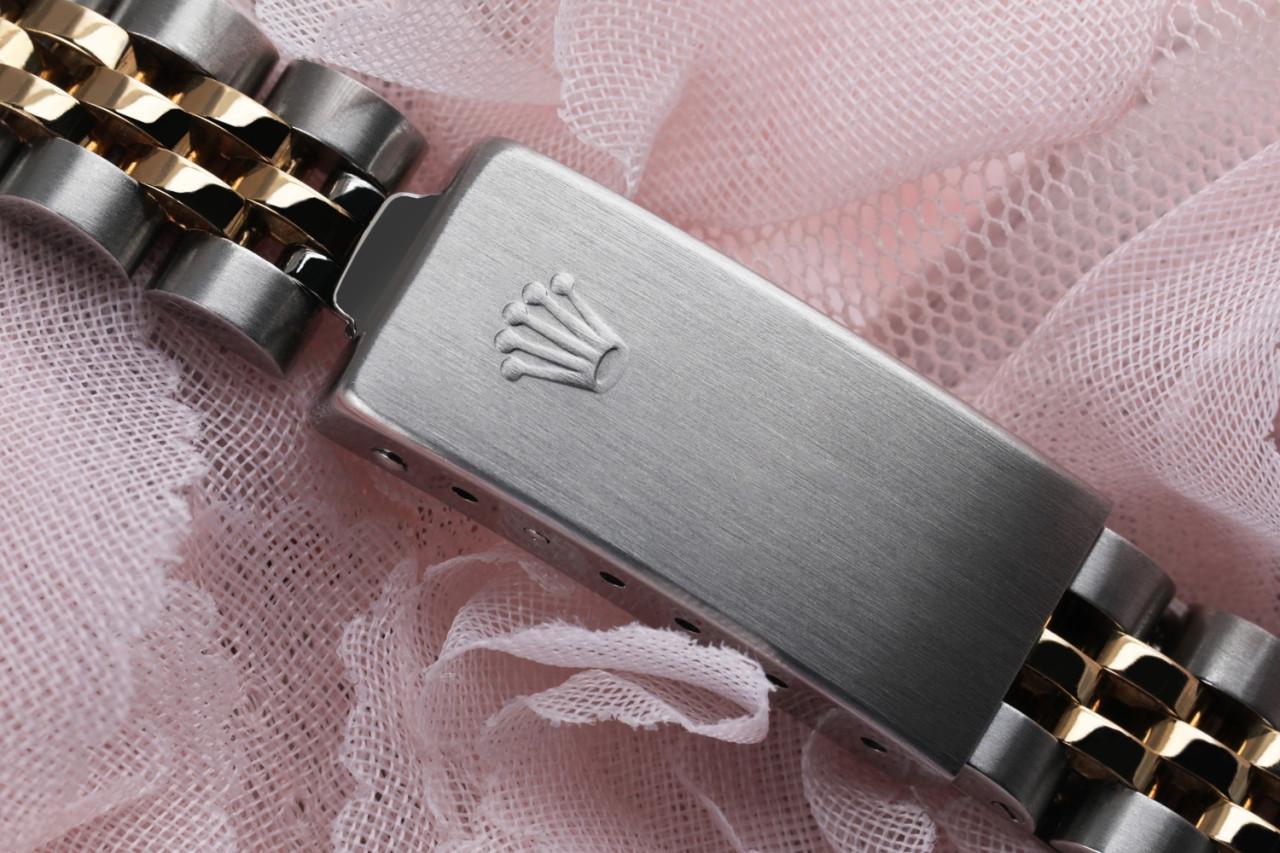 Rolex Montre Datejust 26 mm bicolore Jubilee en nacre rose, pour femmes 69173 en vente 1