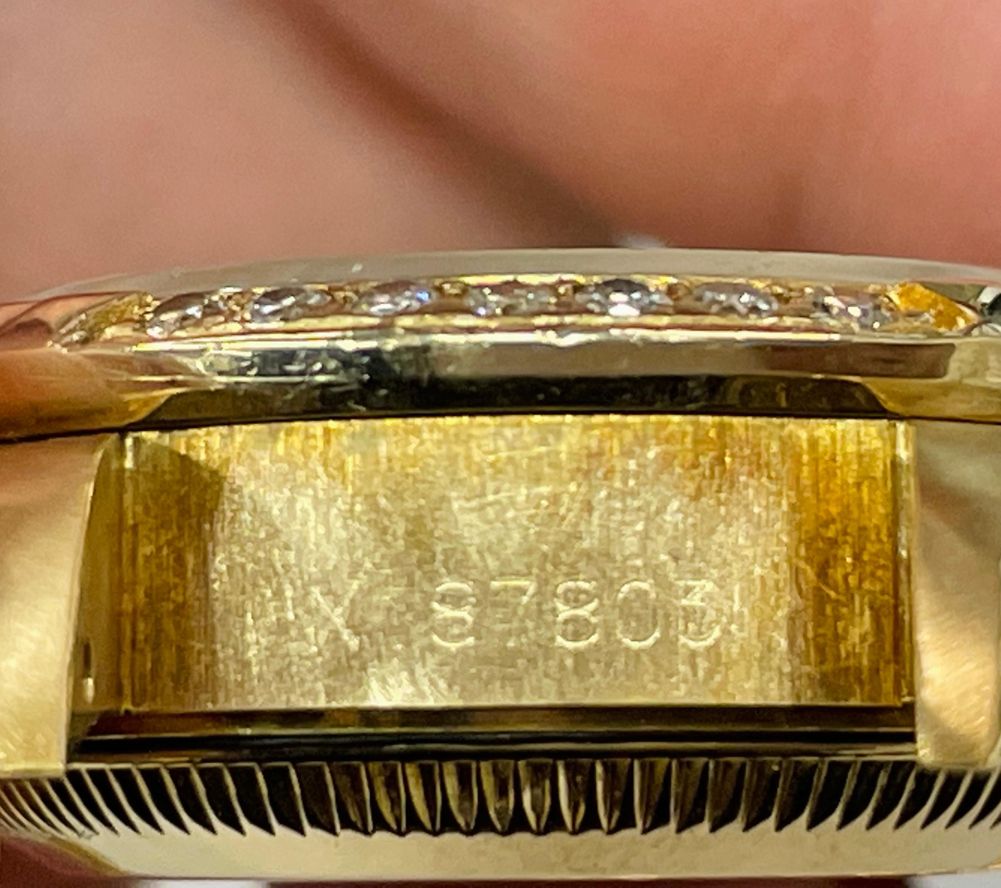 Ladies Rolex Anniversary Datejust Diamond Bezel Watch, 1991 For Sale 3