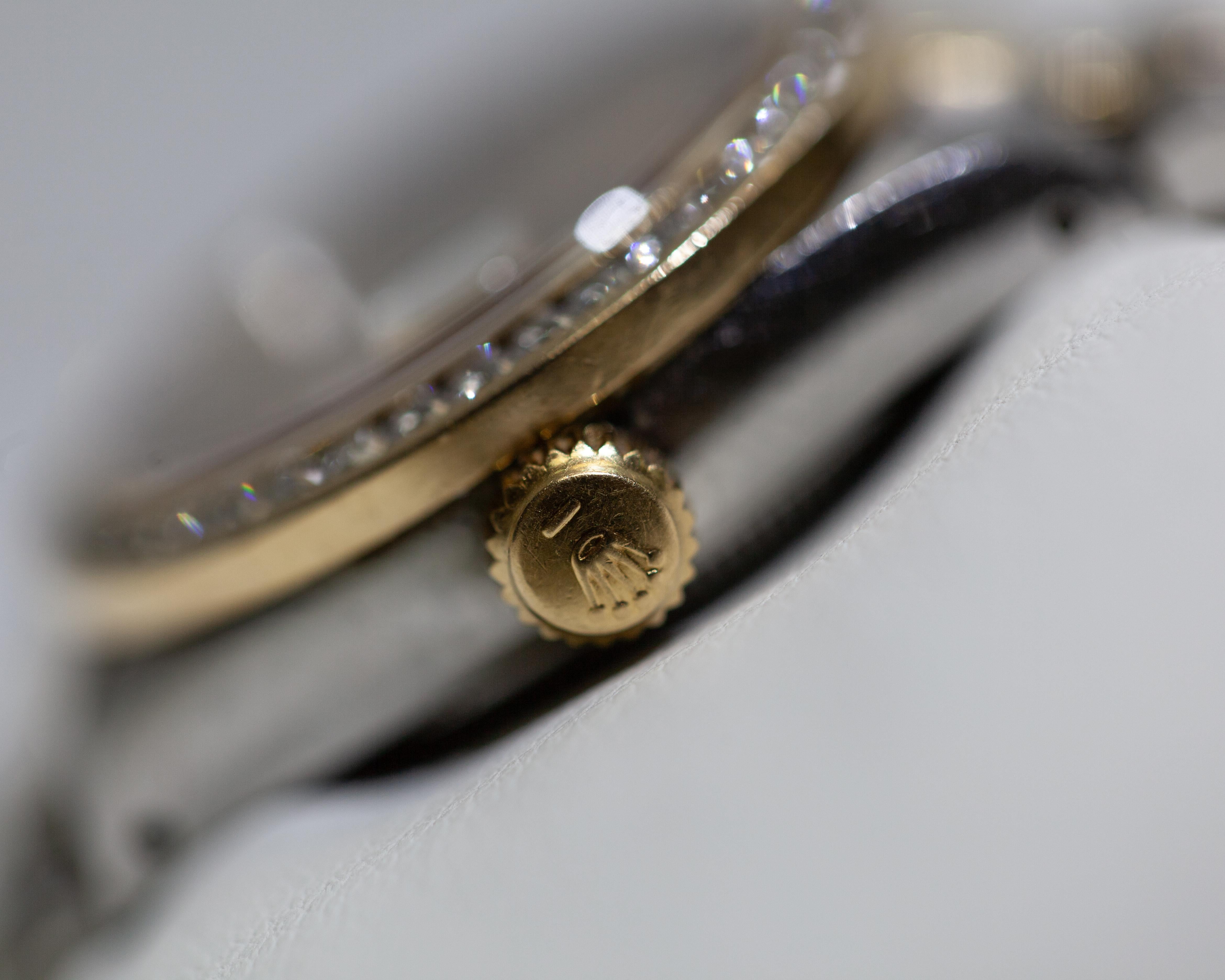 Women's Ladies Rolex Datejust Two-Tone with Diamond Bezel