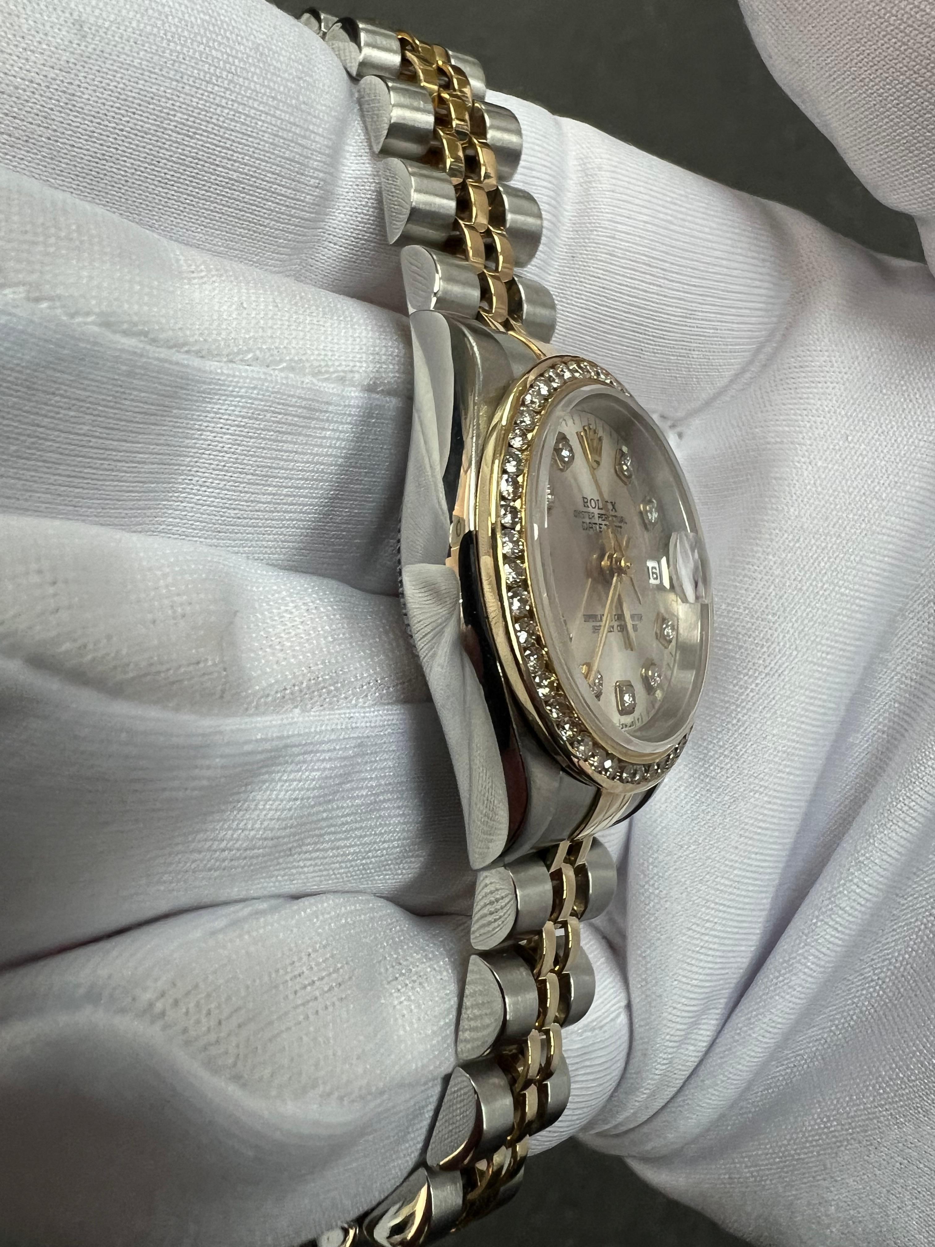 Ladies Rolex Datejust Two Tone Wristwatch 2003 5