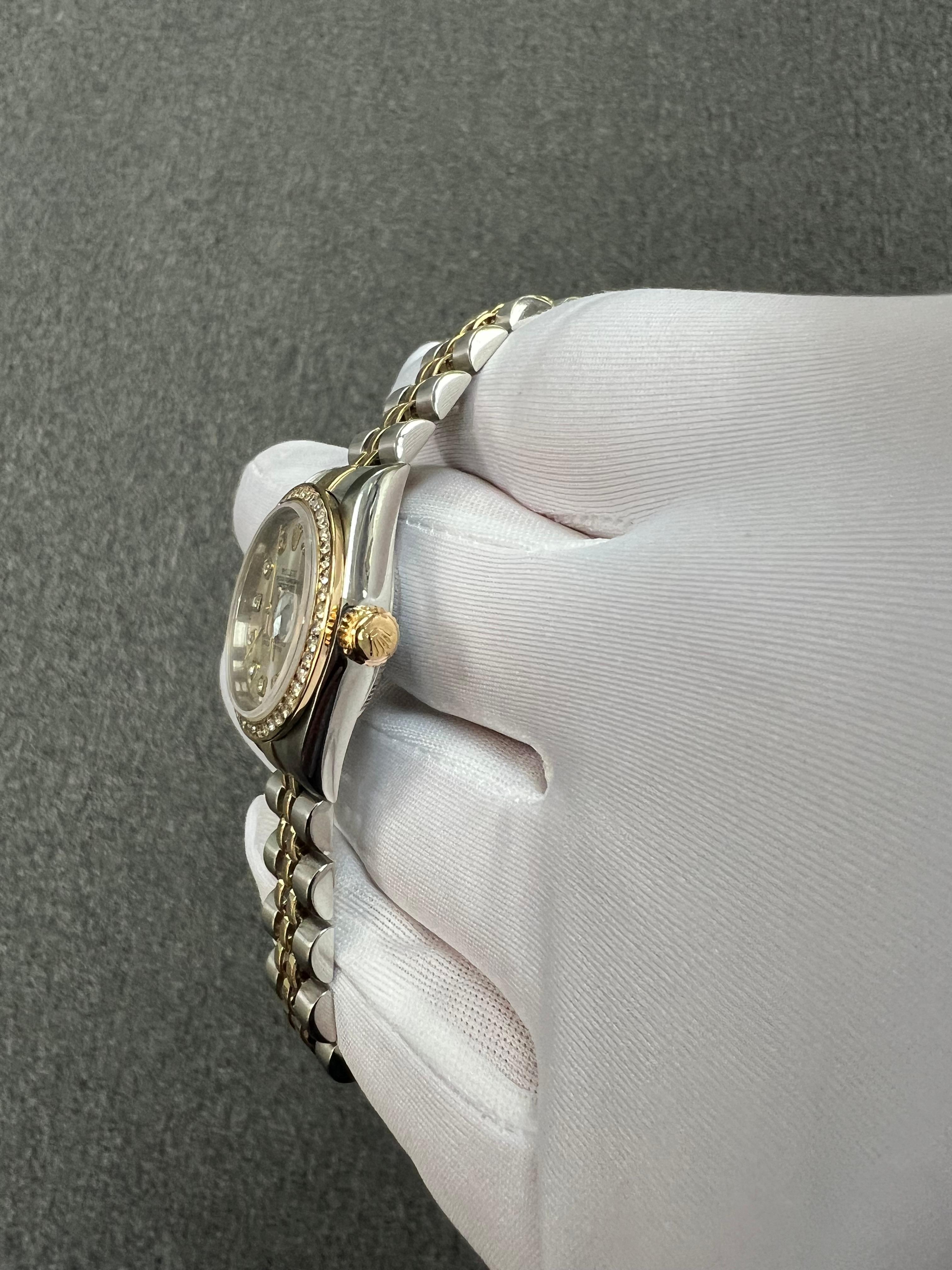 Ladies Rolex Datejust Two Tone Wristwatch 2003 6