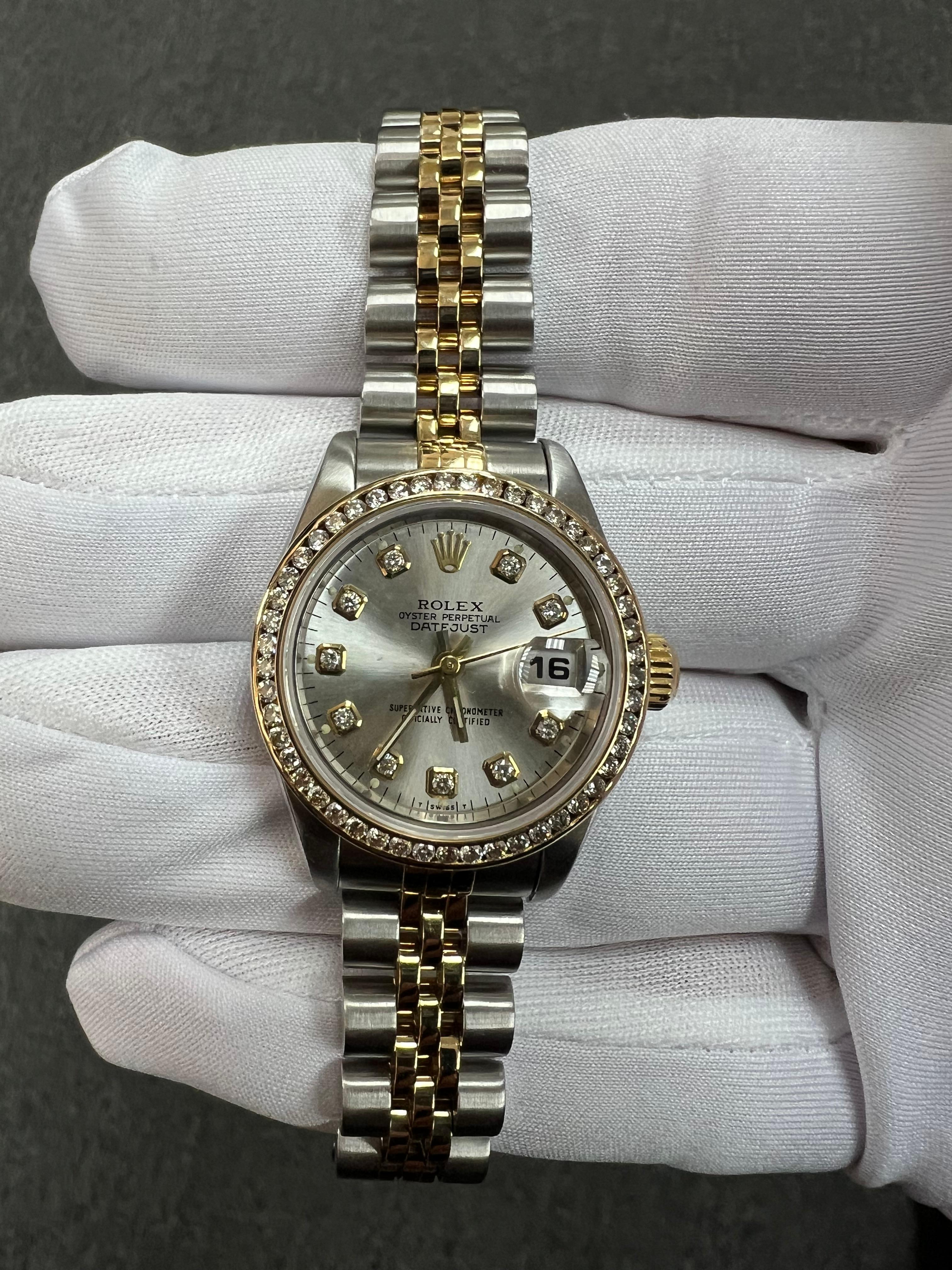 Ladies Rolex Datejust Two Tone Wristwatch 2003 3