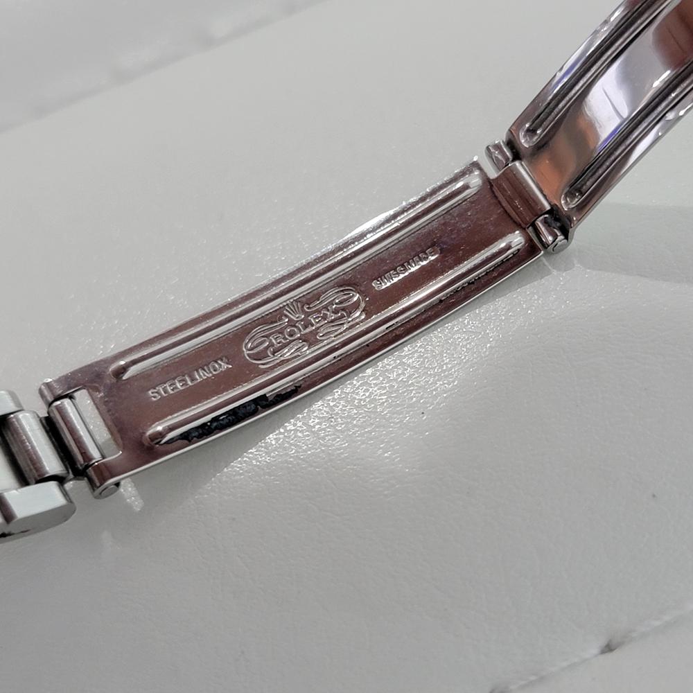 Damen Rolex Oyster Date 6917 26mm 18k Gold SS Automatik 1970er Jahre mit Papier RA356 7