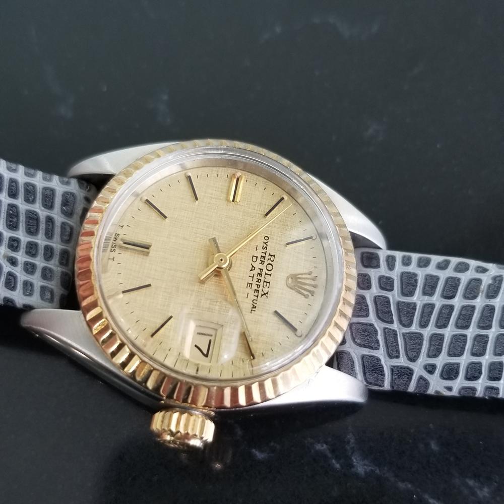 Ladies Rolex Oyster Date Ref.6917 18k Gold & SS Automatic, c.1970s LV747GRY 1