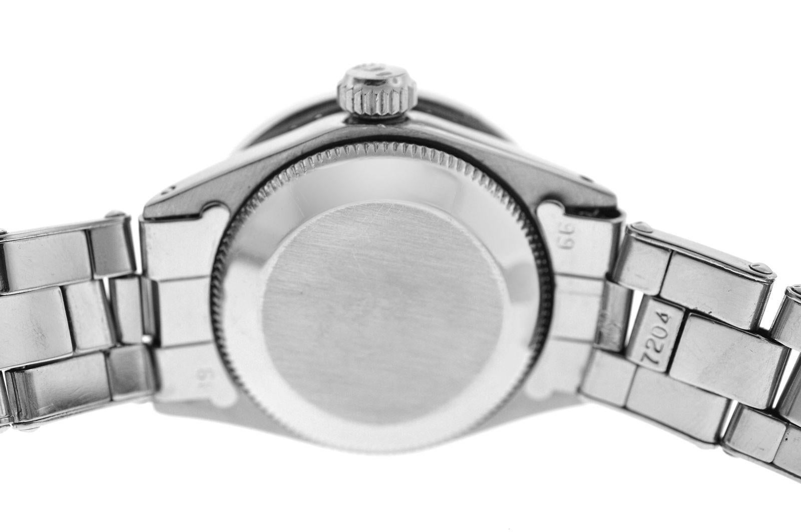 Women's Ladies Rolex Oyster Perpetual Date Stainless Steel Diamond Mother of Pearl Watch