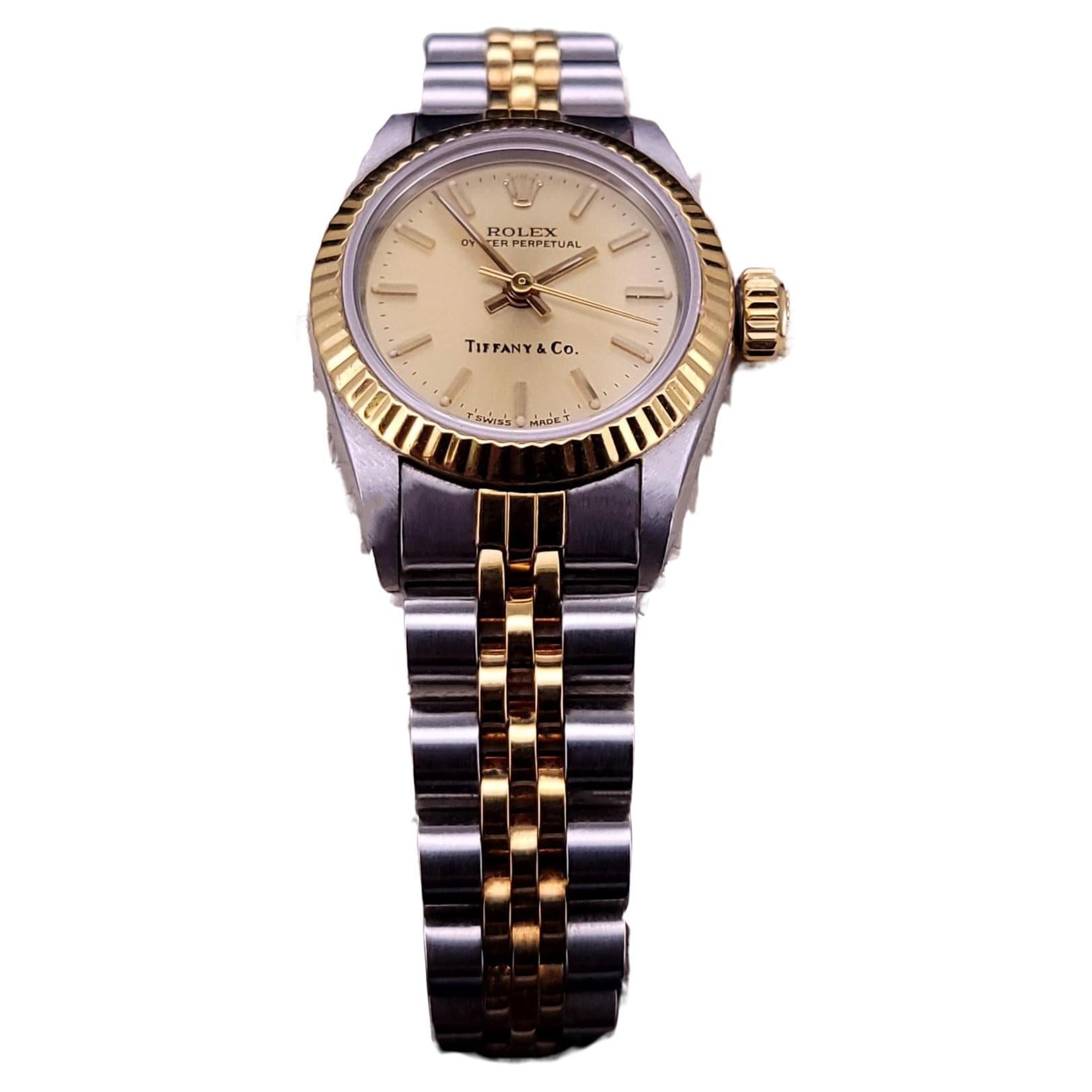 Rolex Oyster Perpetual da donna  Tiffany 
Co. in vendita