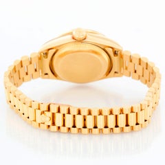 Ladies Rolex President 18k Gold & Diamond Watch 69158