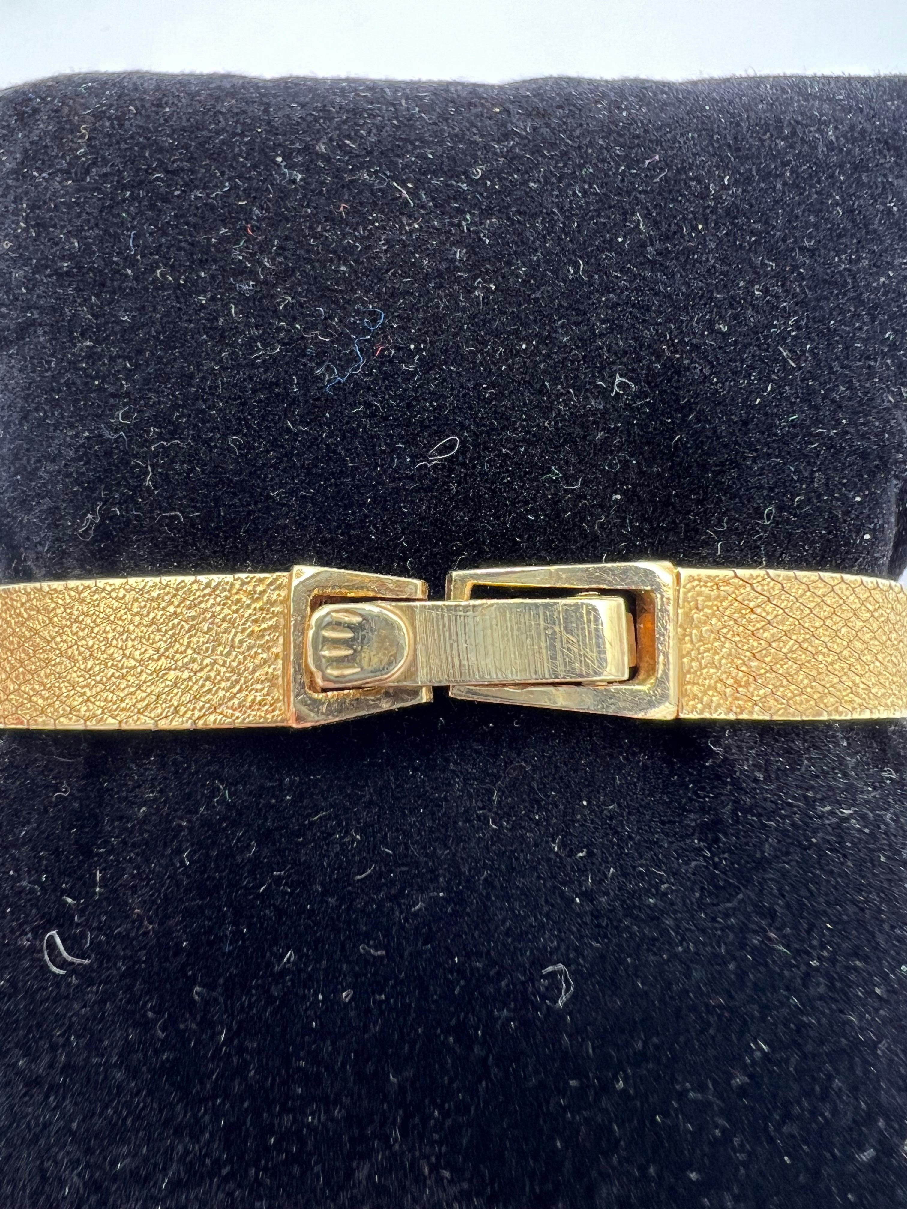 Damen Rolex Vintage Diamant 14k Gelbgold Armbanduhr Circa 1960er Jahre 2