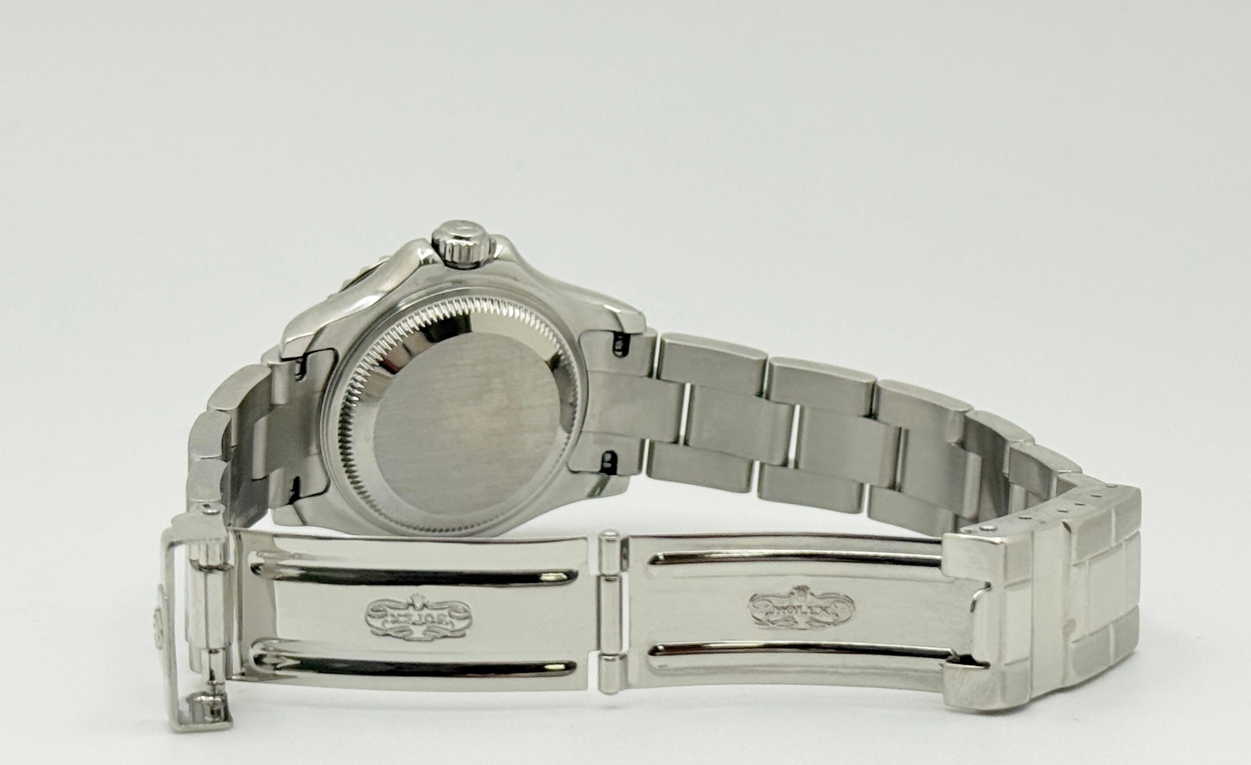 Rolex Yacht-Master da donna 169622 Platino in acciaio inossidabile con scatola di carta 4