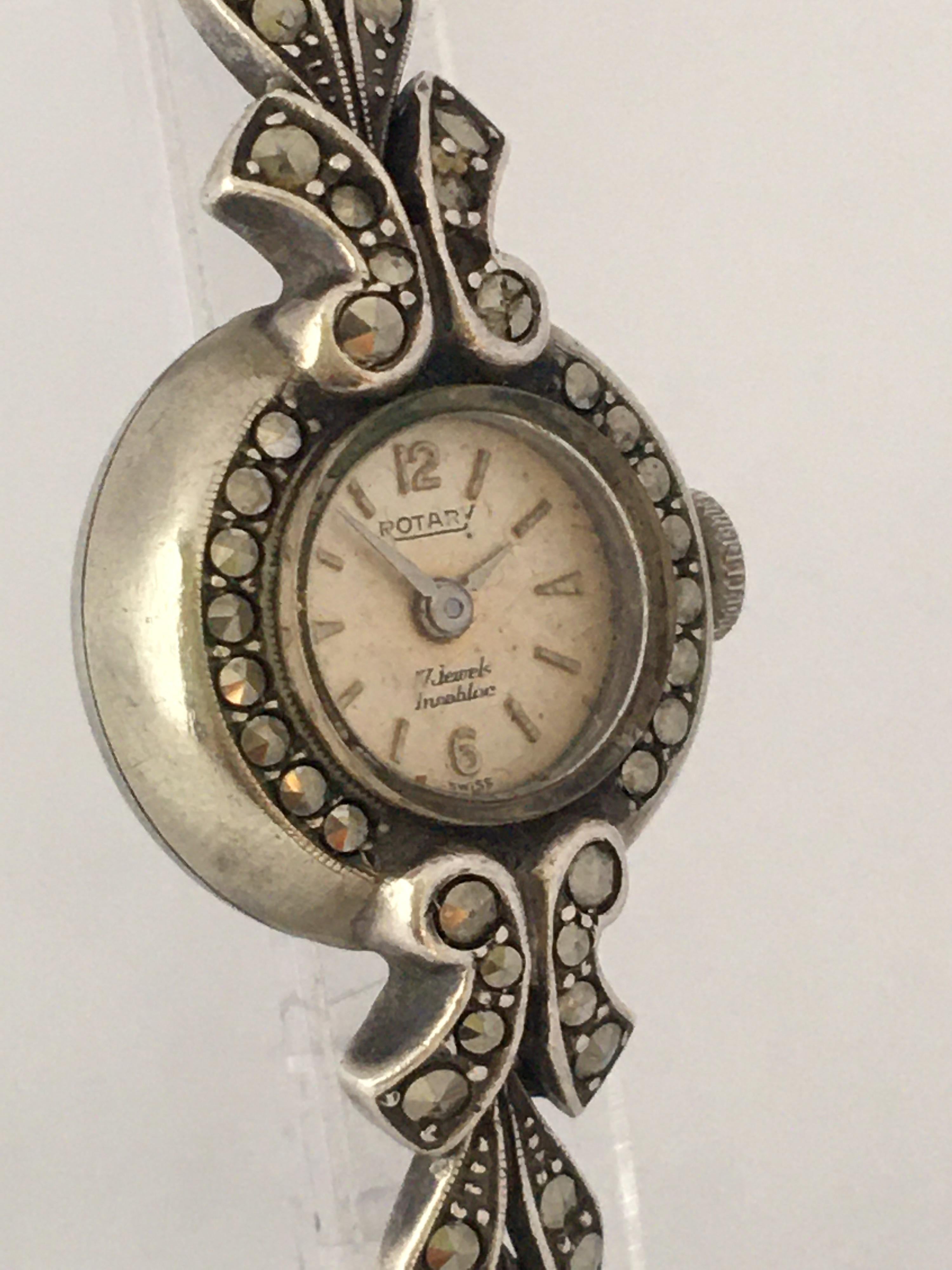 marcasite watch vintage