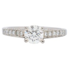 Used Ladies Scott Kay Palladium Diamond Engagement Ring