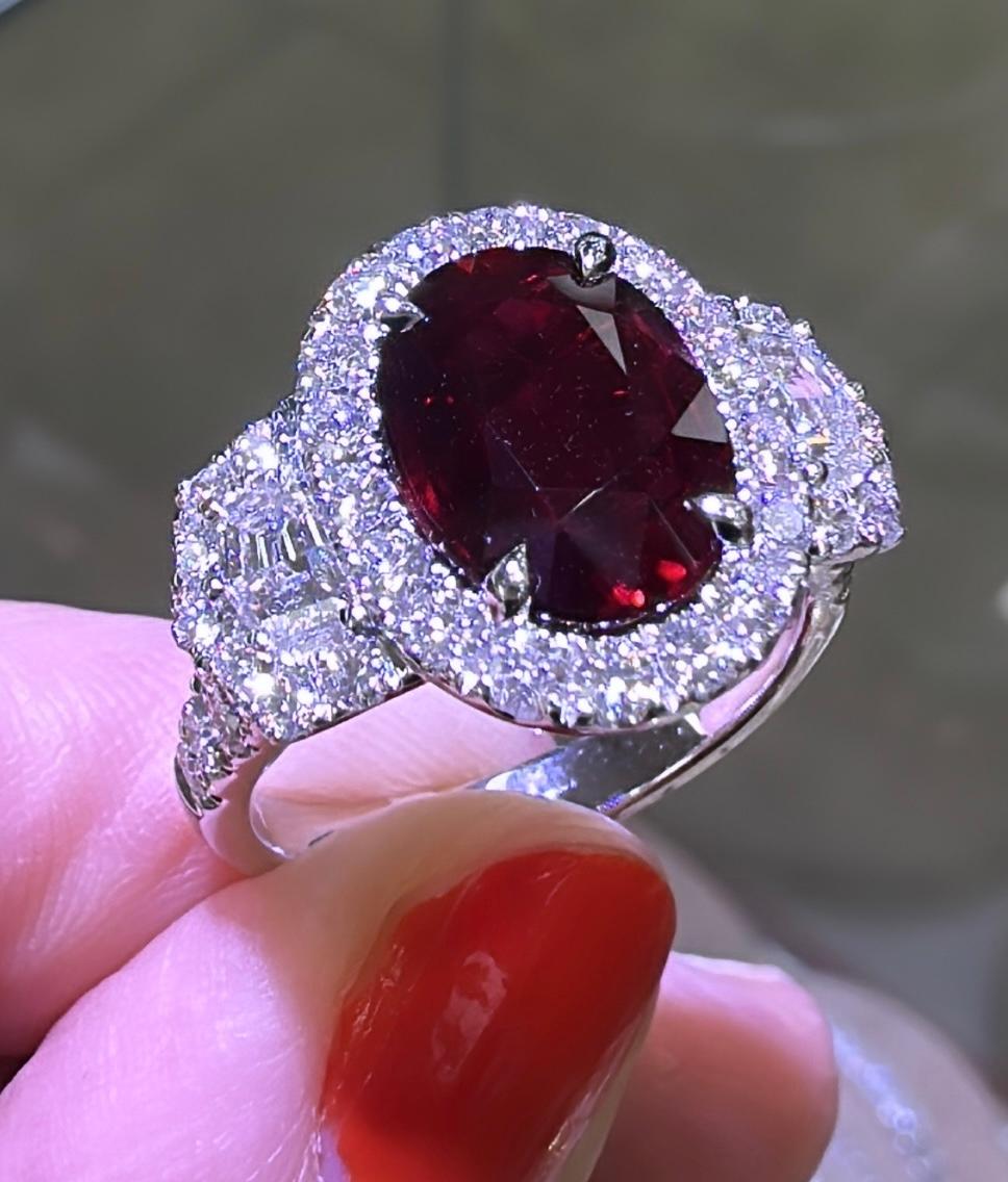 blood red diamond ring