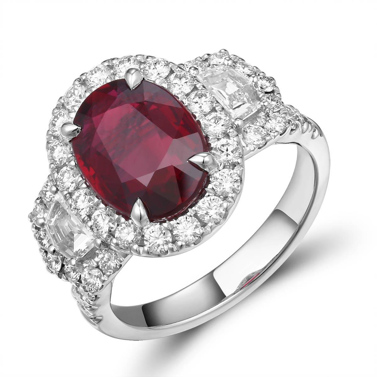 blood red ruby rings