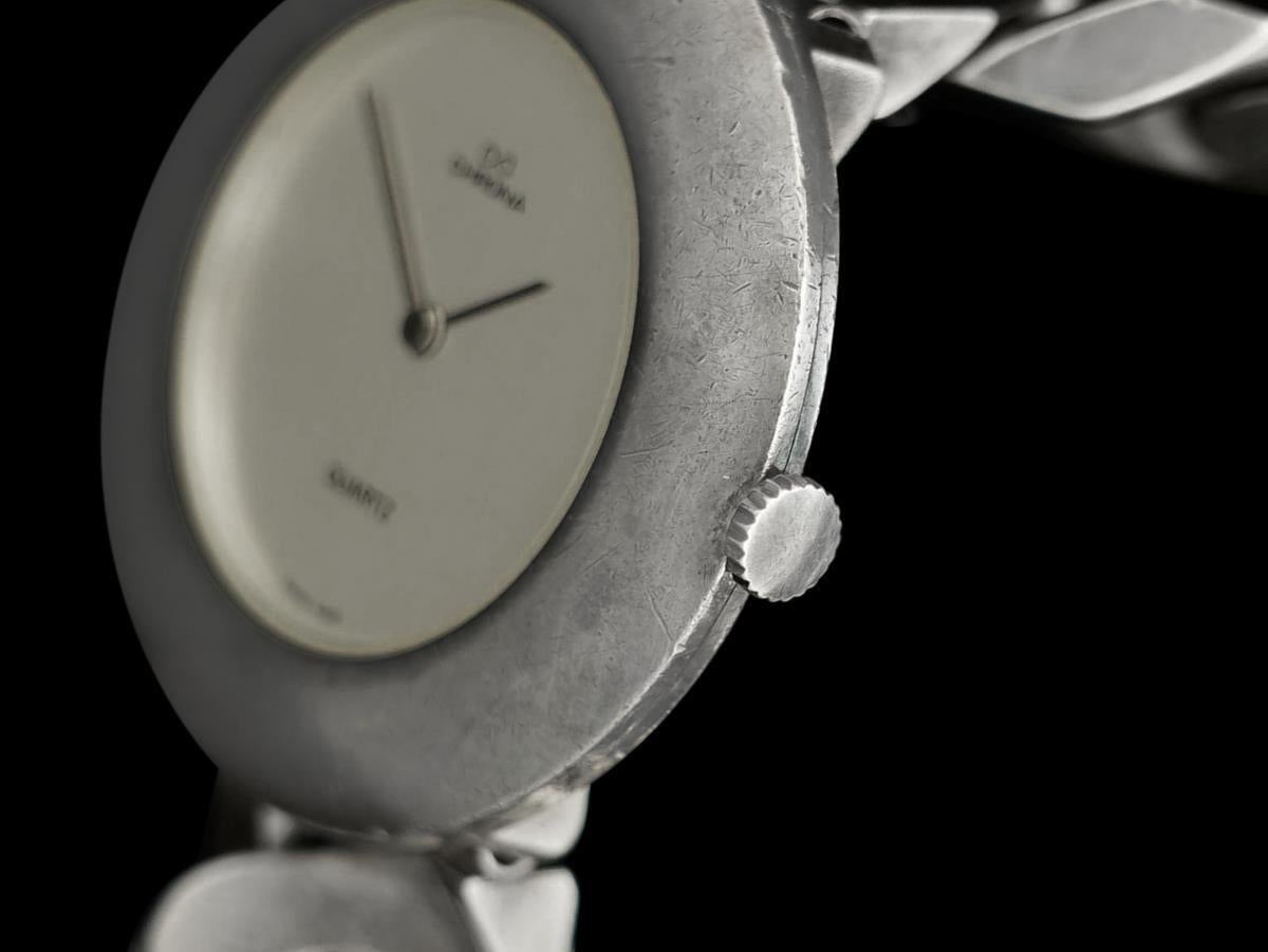 Ladies Swiss Sterling Silver Watch mit Armband - OWNED & WORN BY DORIS DAY Damen im Angebot