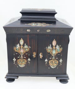 Ladies table compendium and jewelry box