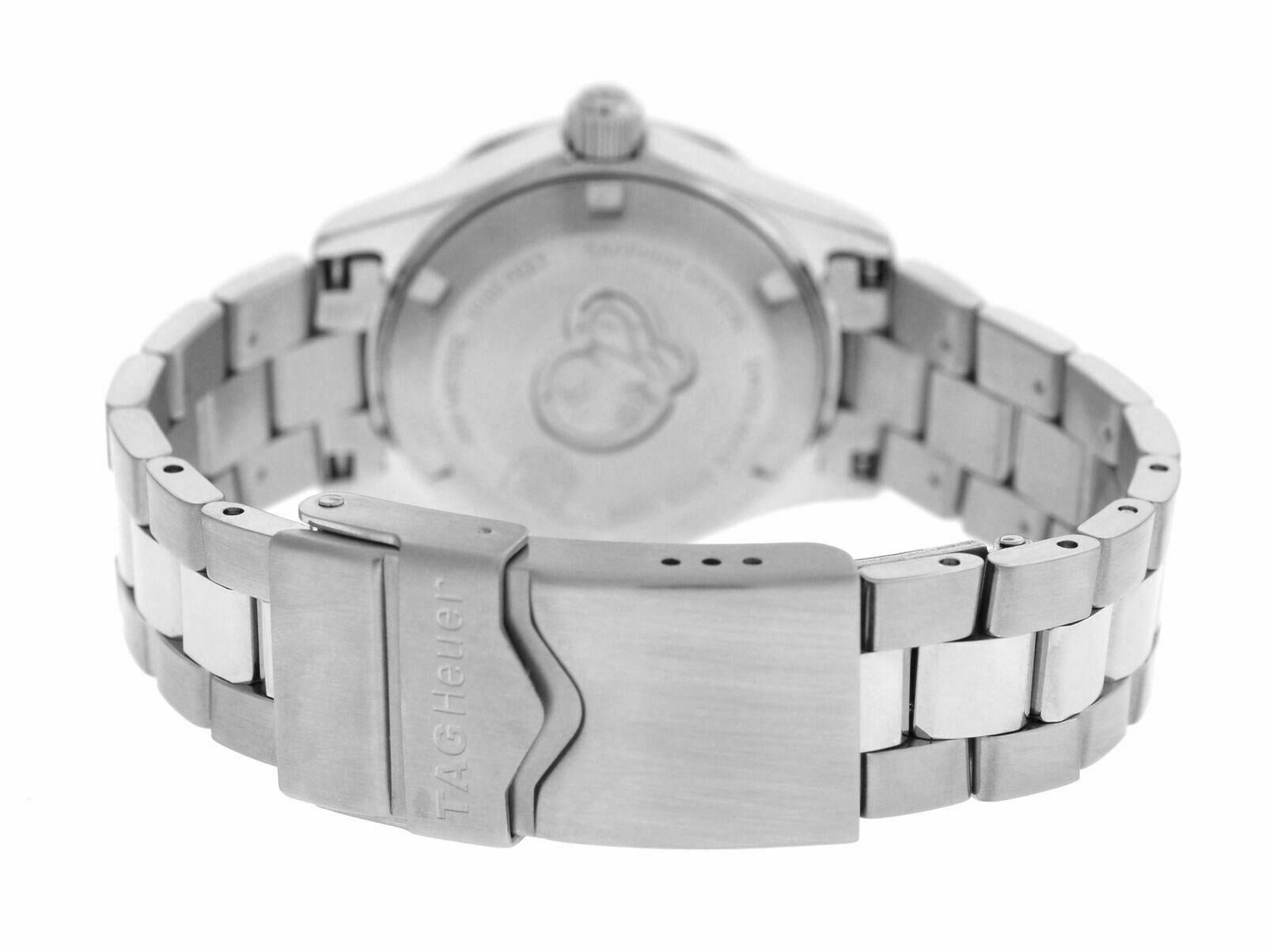 Ladies TAG Heuer Aquaracer WAF1412 Steel Date Quartz Watch For Sale 4