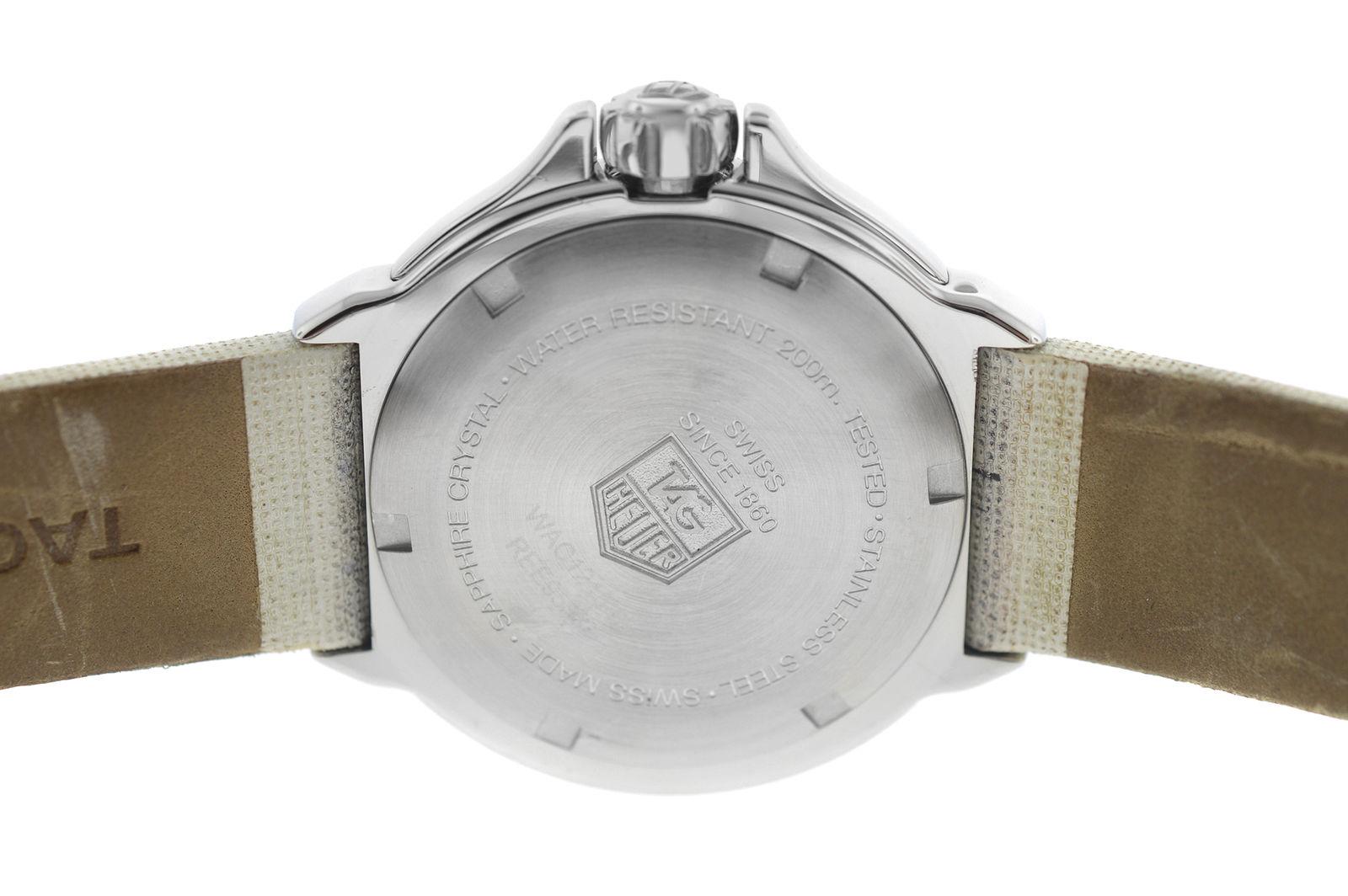Ladies TAG Heuer Formula Stainless Steel Diamond Quartz Watch In Excellent Condition For Sale In New York, NY
