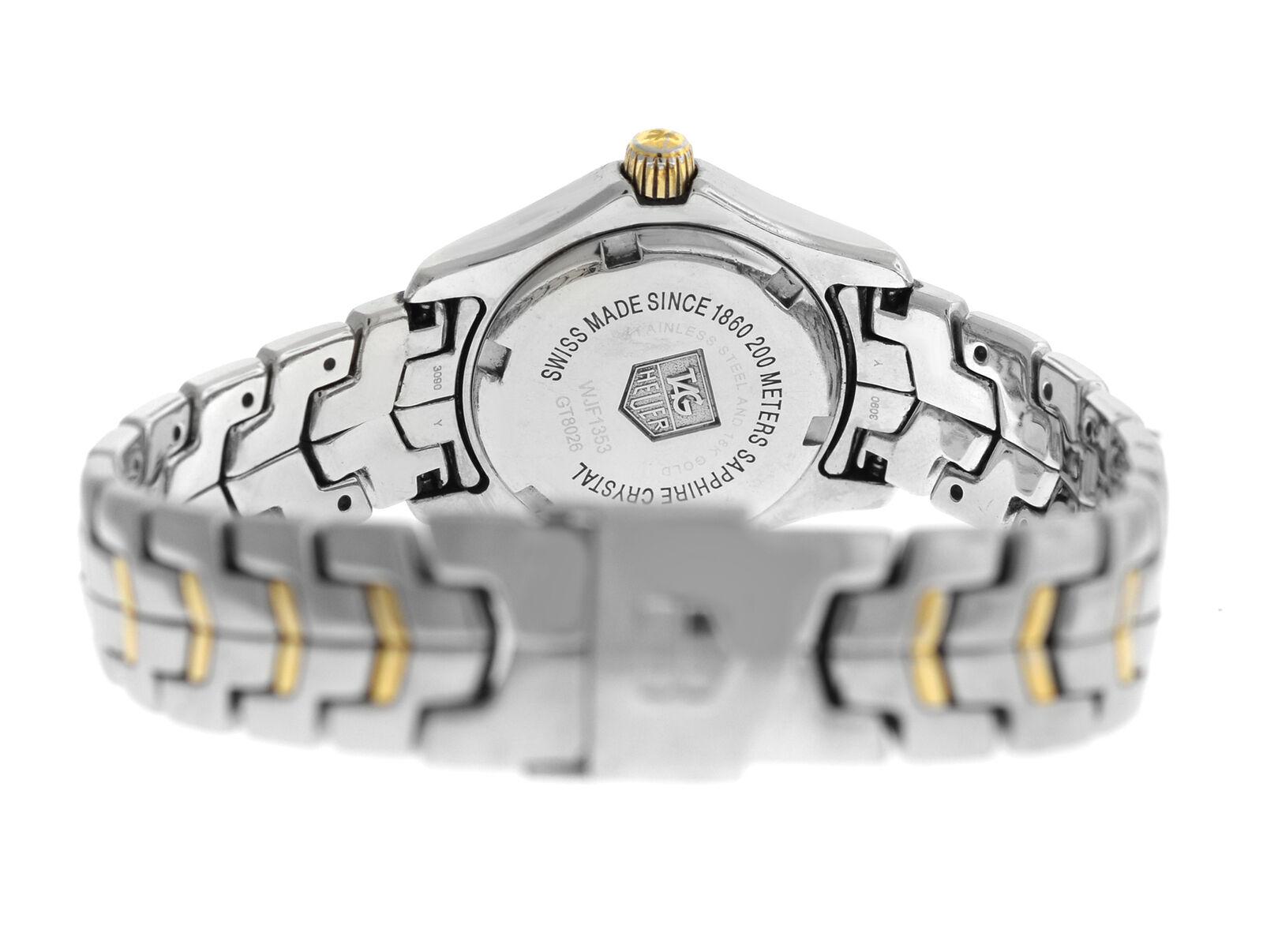 Ladies TAG Heuer Link WJF1353.BB0581 MOP Diamond Quartz Watch, No Bezel 4