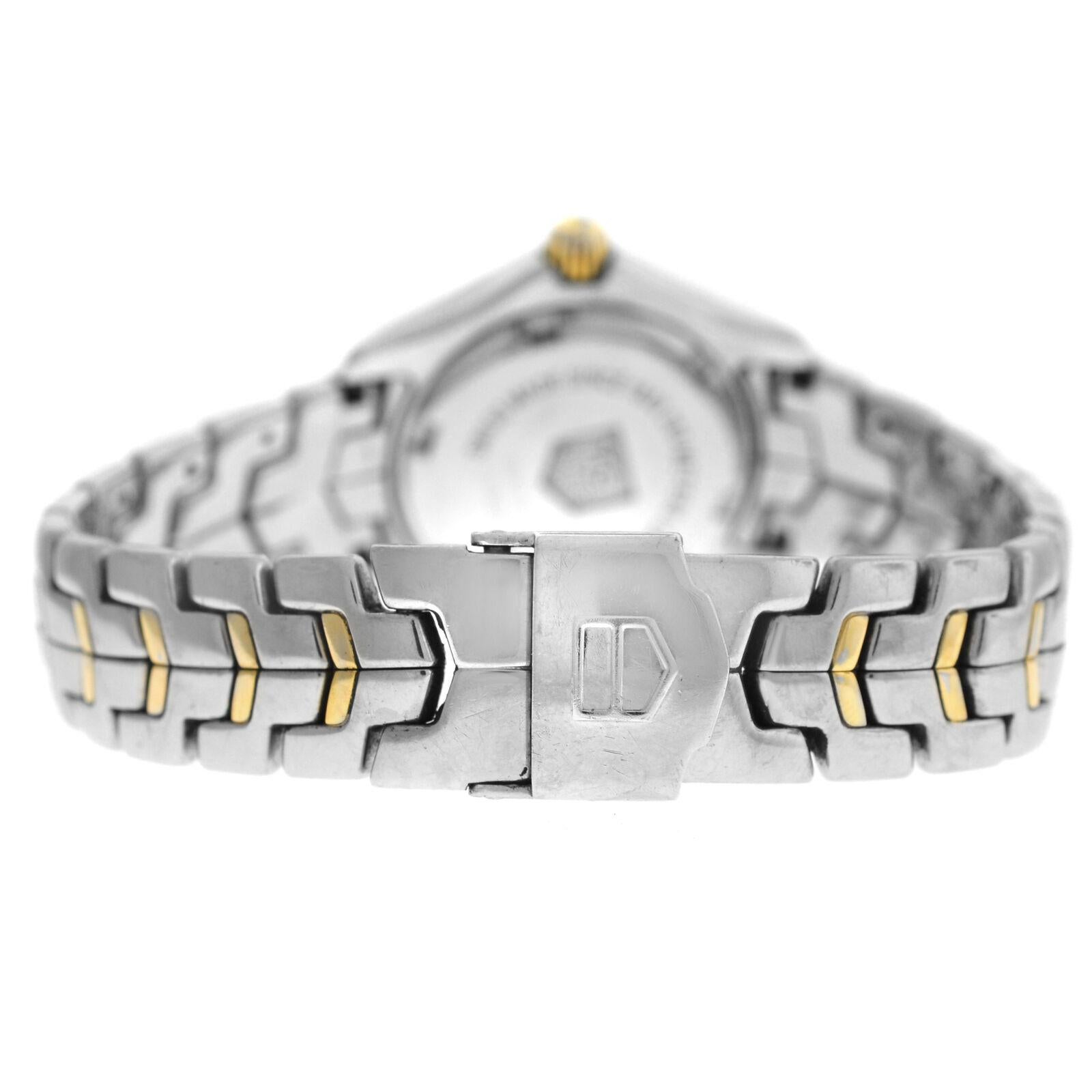 Ladies TAG Heuer Link WJF1353.BB0581 MOP Diamond Quartz Watch, No Bezel 5