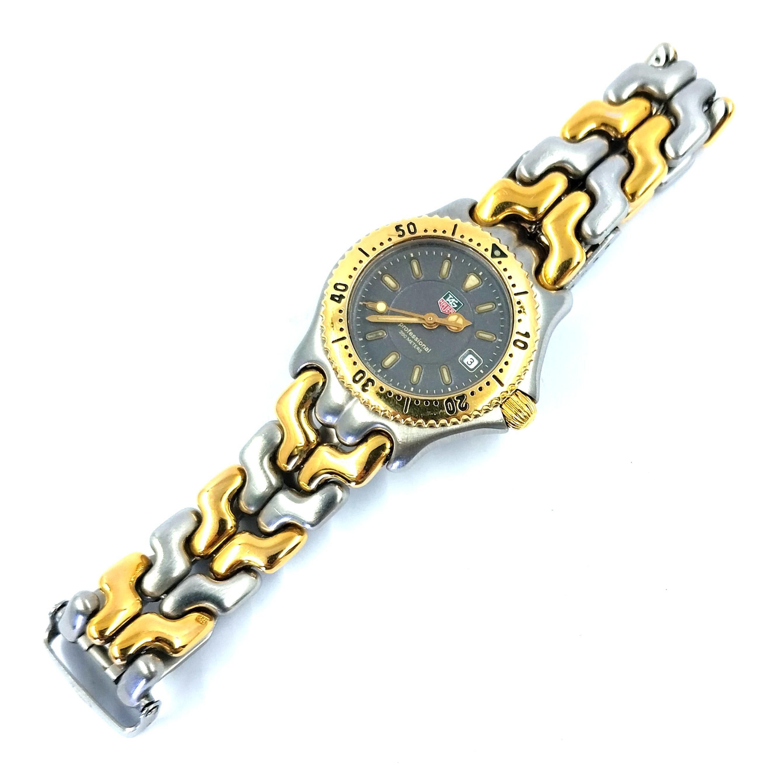 Women's Ladies Tag Heuer Two Tone Professional Watch For Sale