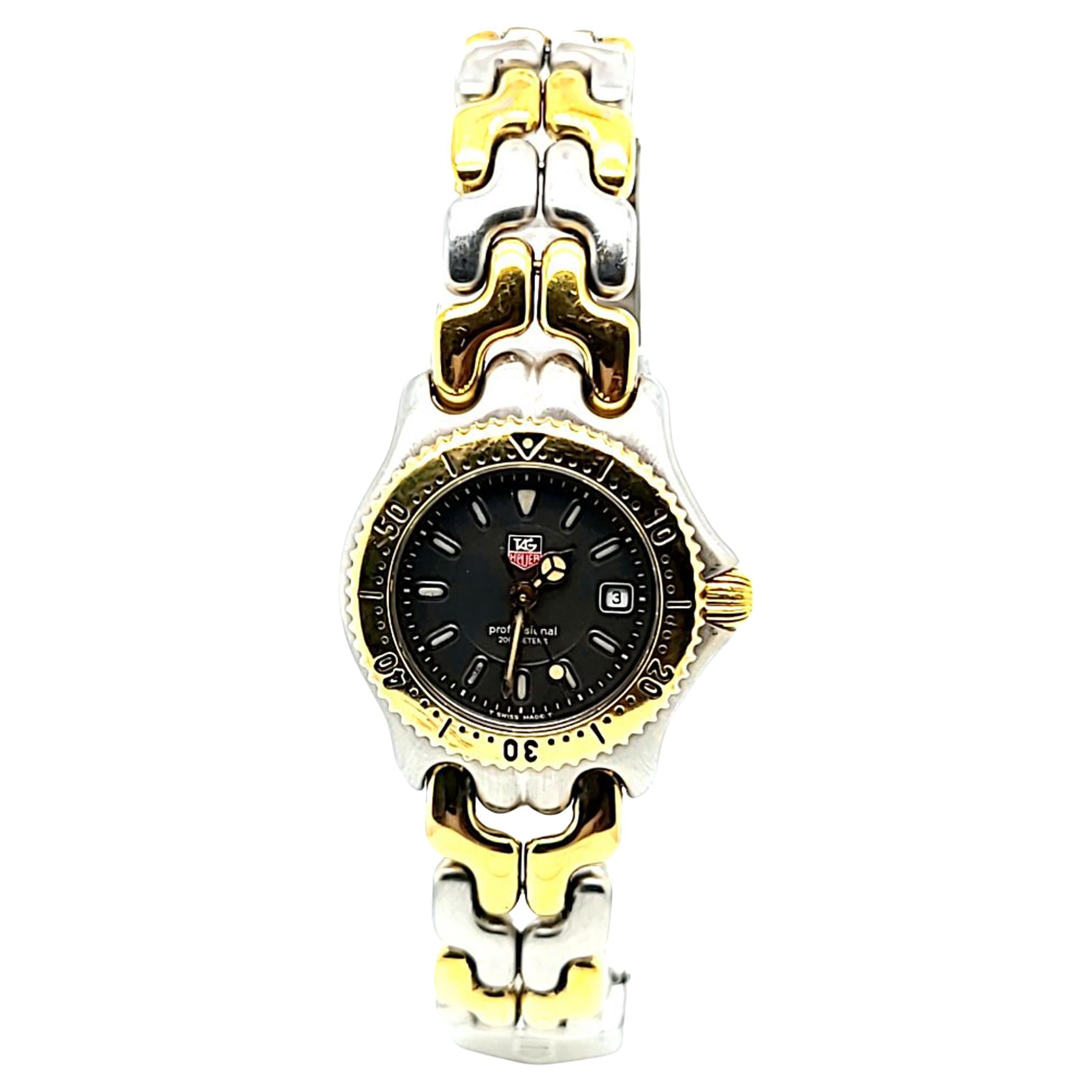 Ladies Tag Heuer Two Tone Professional Watch For Sale