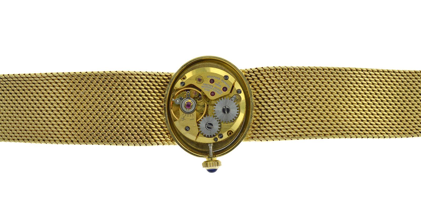 Ladies Tiffany & Co. & Chopard Rare Vintage 18 Karat Gold Mechanical Watch In Good Condition For Sale In New York, NY