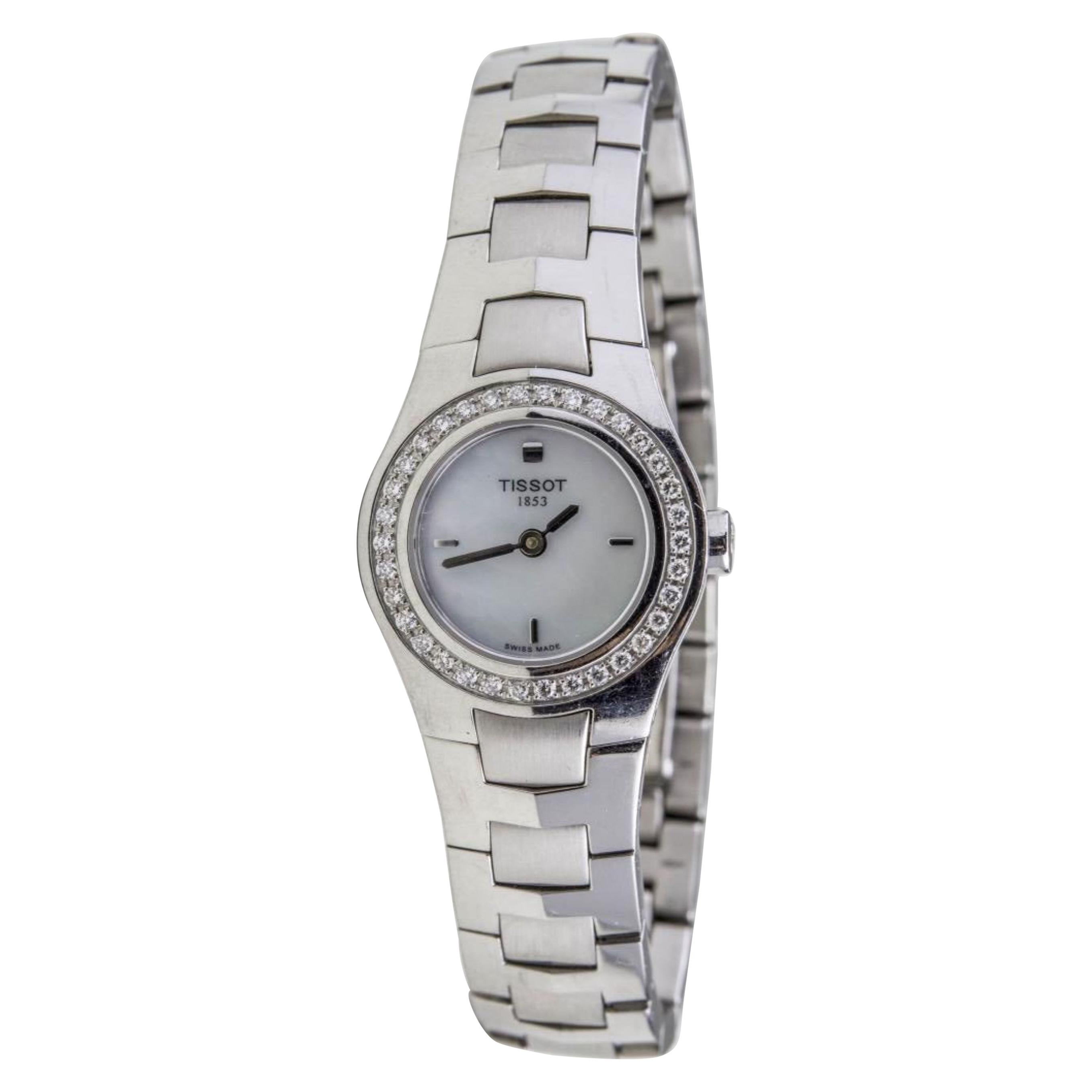 Ladies Tissot Diamond Watch For Sale