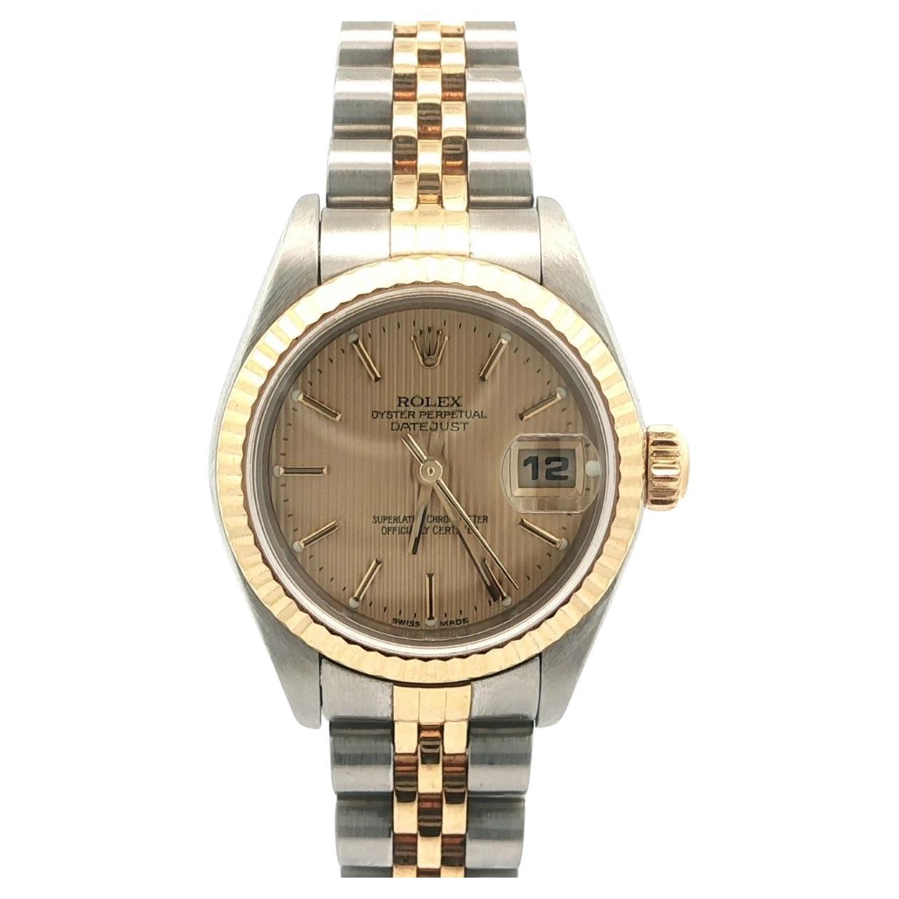 Ladies Two Tone Rolex Datejust 26mm Jubilee Bracelet Wrist Watch Ref. 79173