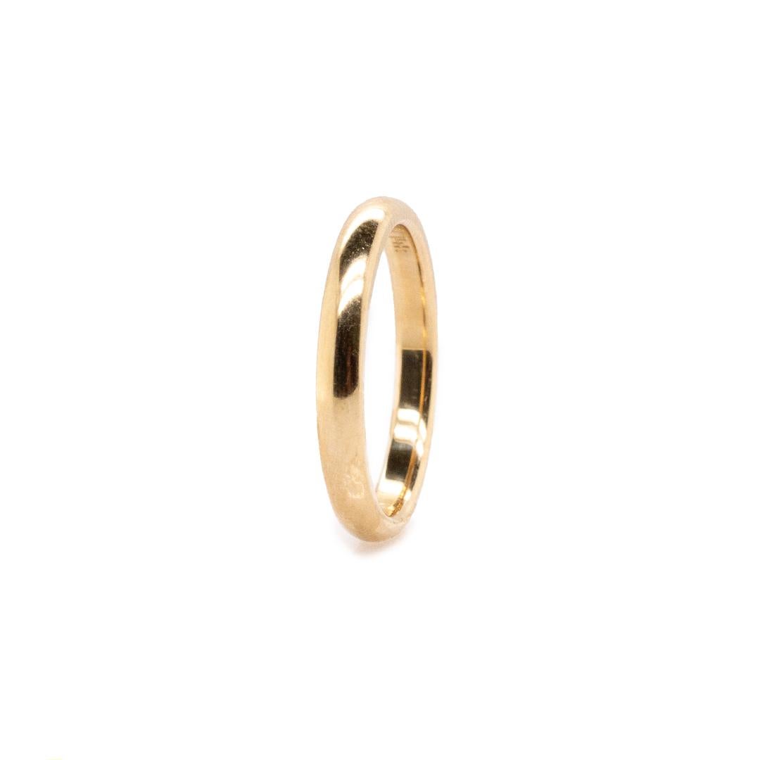 womens thick gold wedding band