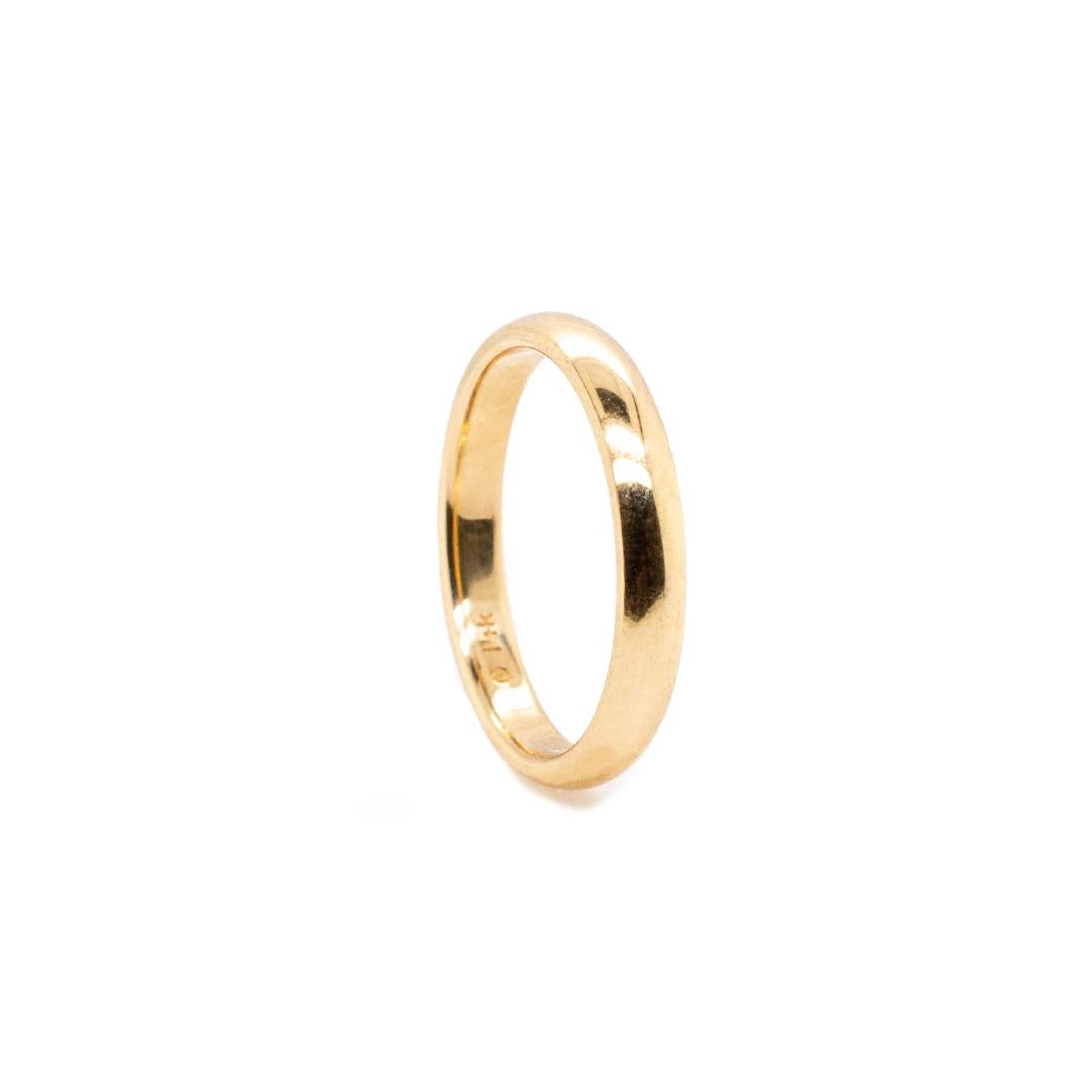 thick gold wedding band womens