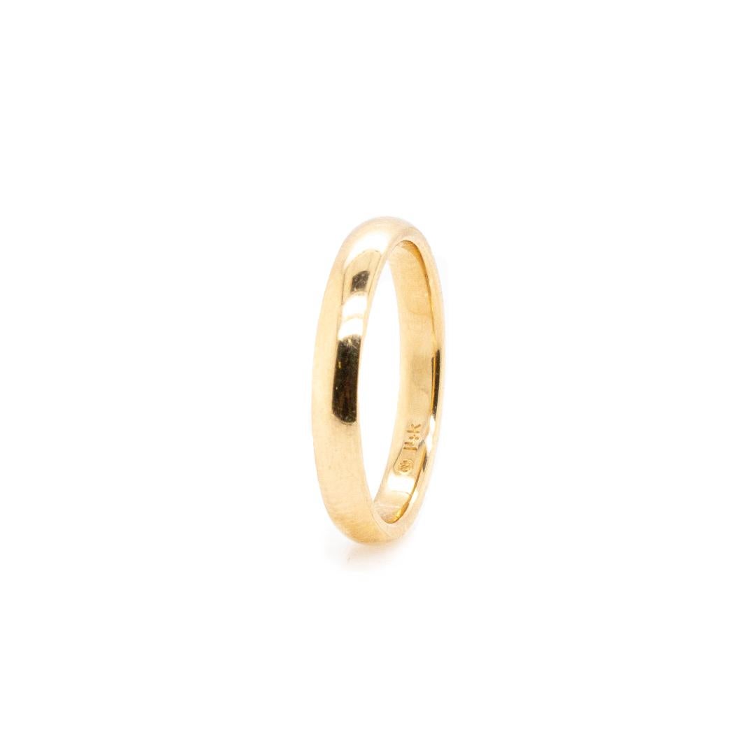 womens thick gold wedding band
