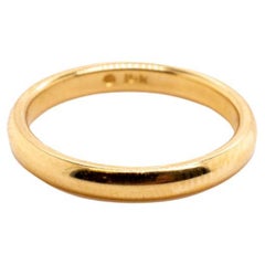 Ladies Unique Solid 14K Yellow Gold Wedding Band