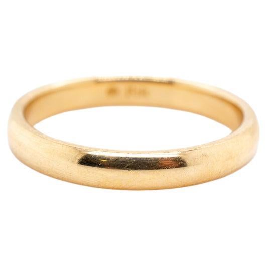 Ladies Unique Solid 14k Yellow Gold Wedding Band