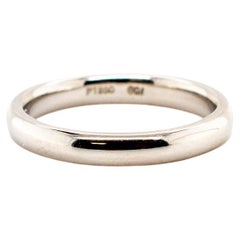 Ladies Solid 950 Platinum Wedding Band