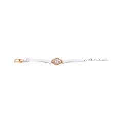 Ladie's Van Cleef & Arpels 18K Rose Gold Sweet Alhambra Diamond Watch 23mm