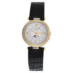 Ladies Van Cleef & Arpels La Collection 414.503 Gold Steel Moonphase Watch