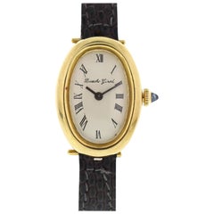 Ladies Vintage 18 Karat Yellow Gold Bueche Girod Watch