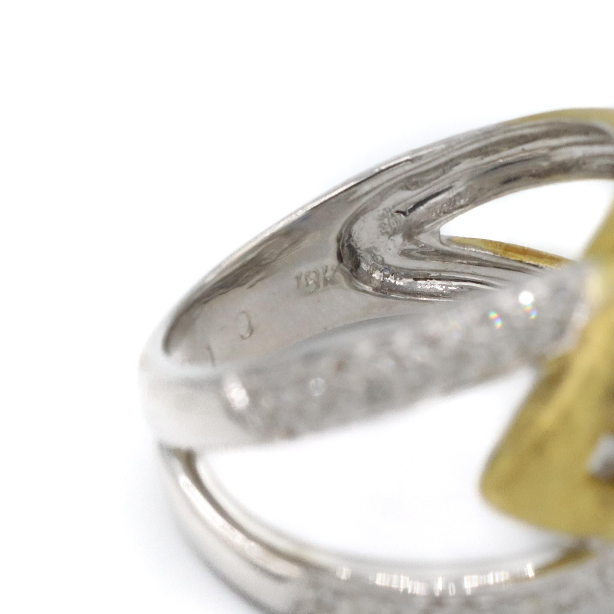 De las mujeres Ladies Vintage Cocktail Anillo Zafiros y Diamantes Oro 18k en venta