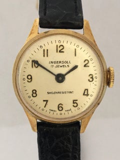 Ladies Vintage Gold-Plated Ingersoll Mechanical Watch