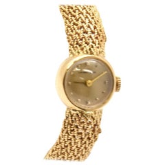 Damen Vintage Tiffany & Co. 14 Karat Gelbgold Uhr