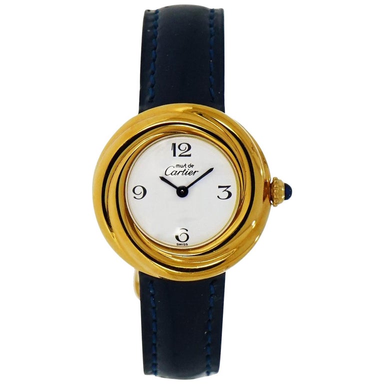 Ladies Watch Must De Cartier Vermeil 2735 at 1stDibs