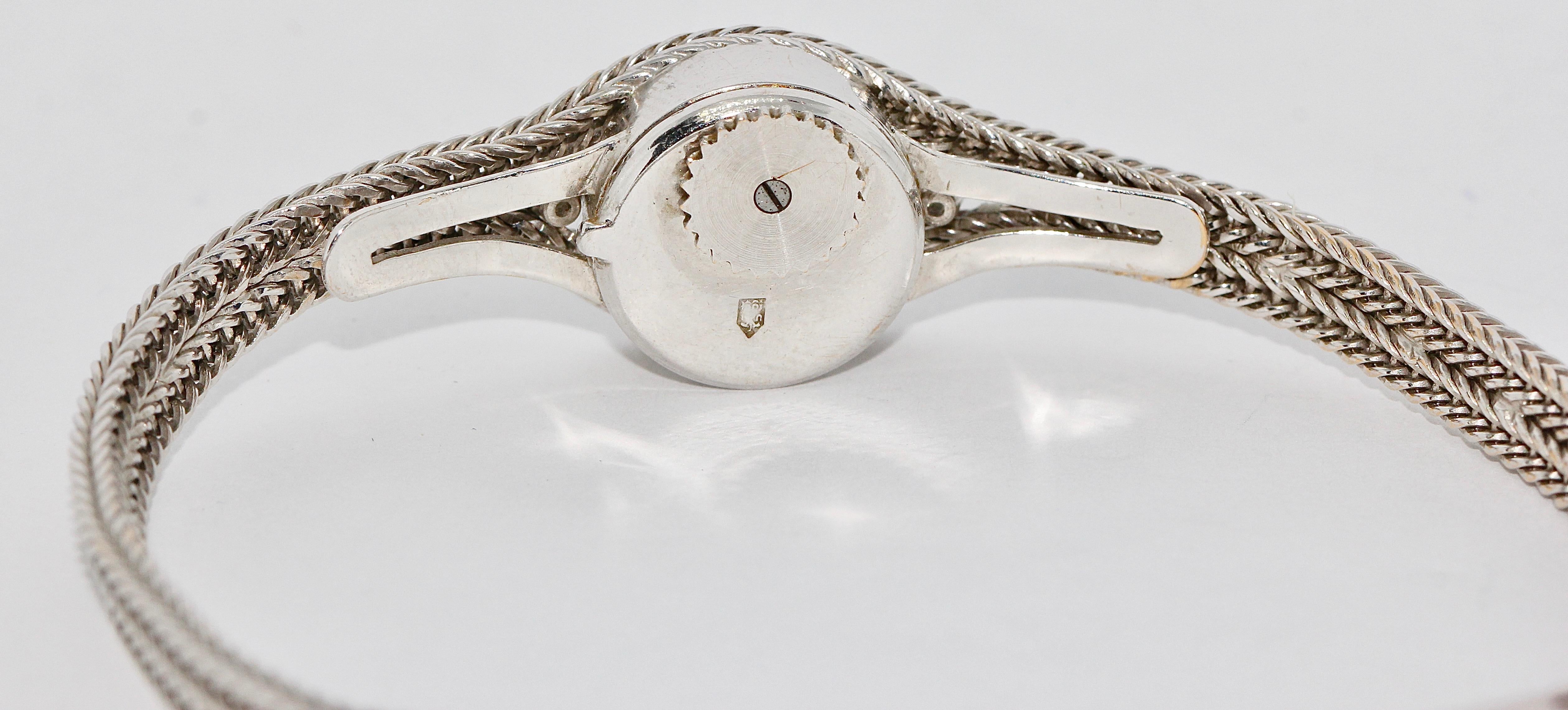 Ladies Wristwatch by Blancpain, 18 Karat White Gold with Diamonds 1
