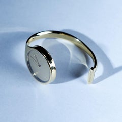 Ladies Wristwatch of 18k gold by Vivianna Torun Bülow-Hübe for Georg Jensen