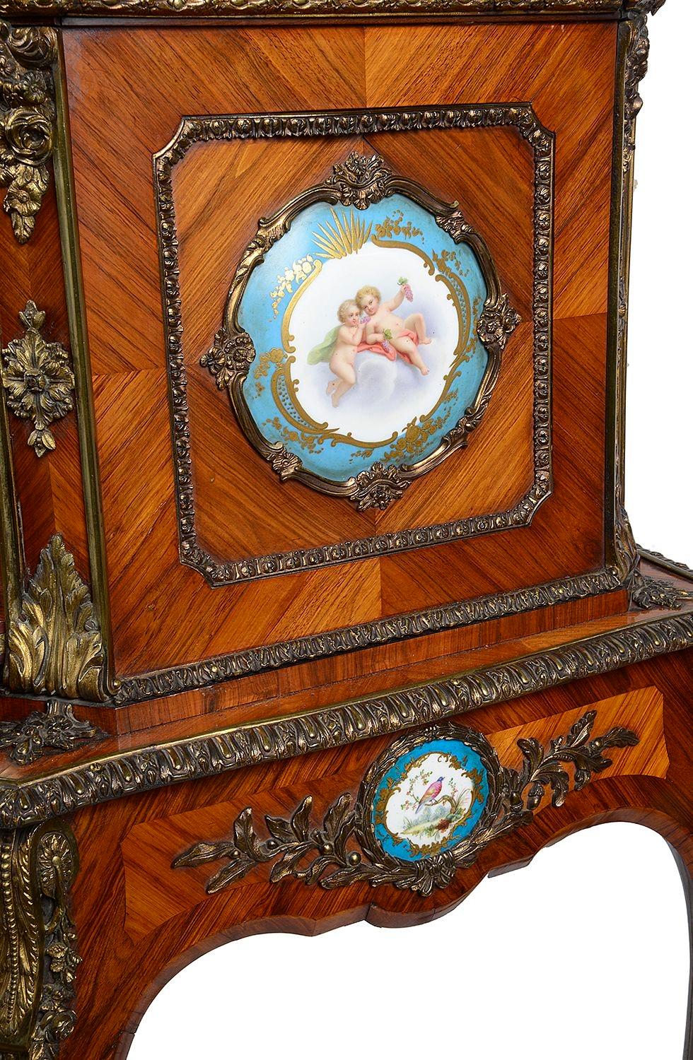 Ladies writing, jewellery cabinet, French, circa 1890 For Sale 2
